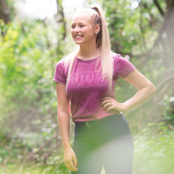 T-Shirt mit Glitzersteinen – Bild 3
