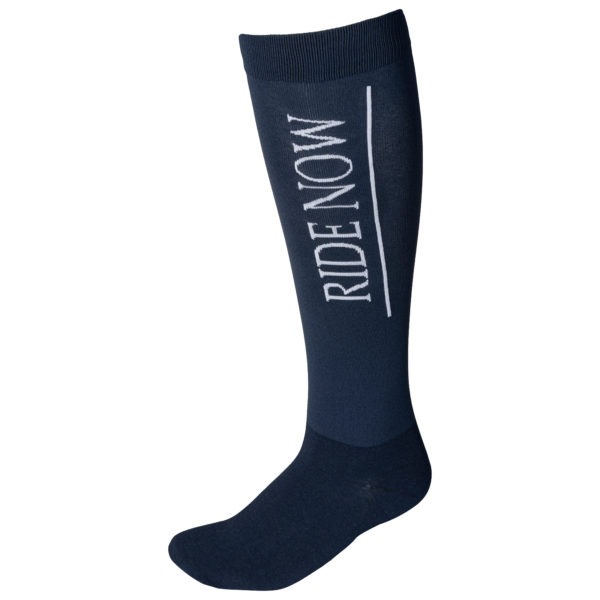 Thinsocks mit Ride now Schrift